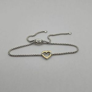 David Yurman Cable Heart Bracelet with 18K Gold